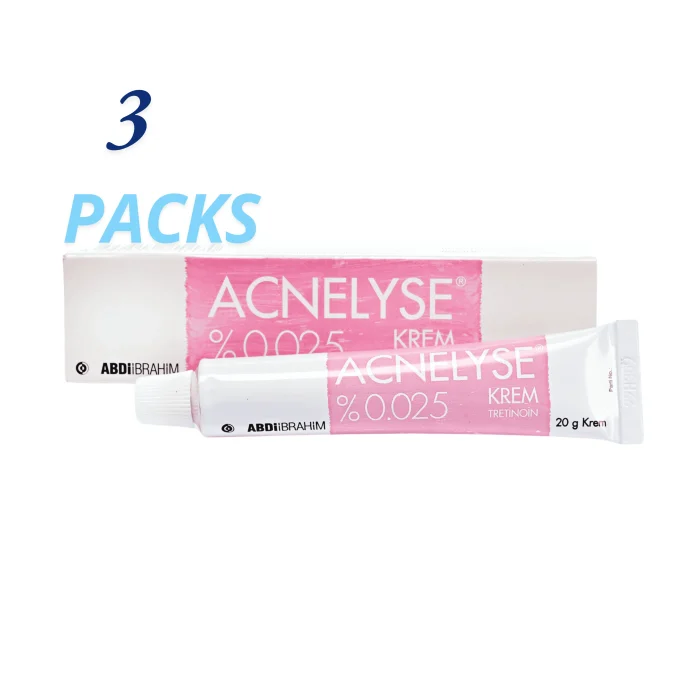 Acnelyse-cream-tretinoin-0.025%-acne-anti-wrinkle-3-packs