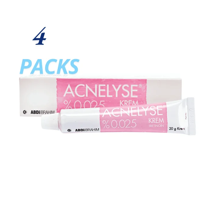 Acnelyse-cream-tretinoin-0.025%-acne-anti-wrinkle-4-packs